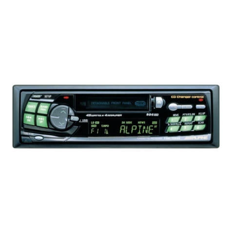 Alpine TDM-7582 User manual