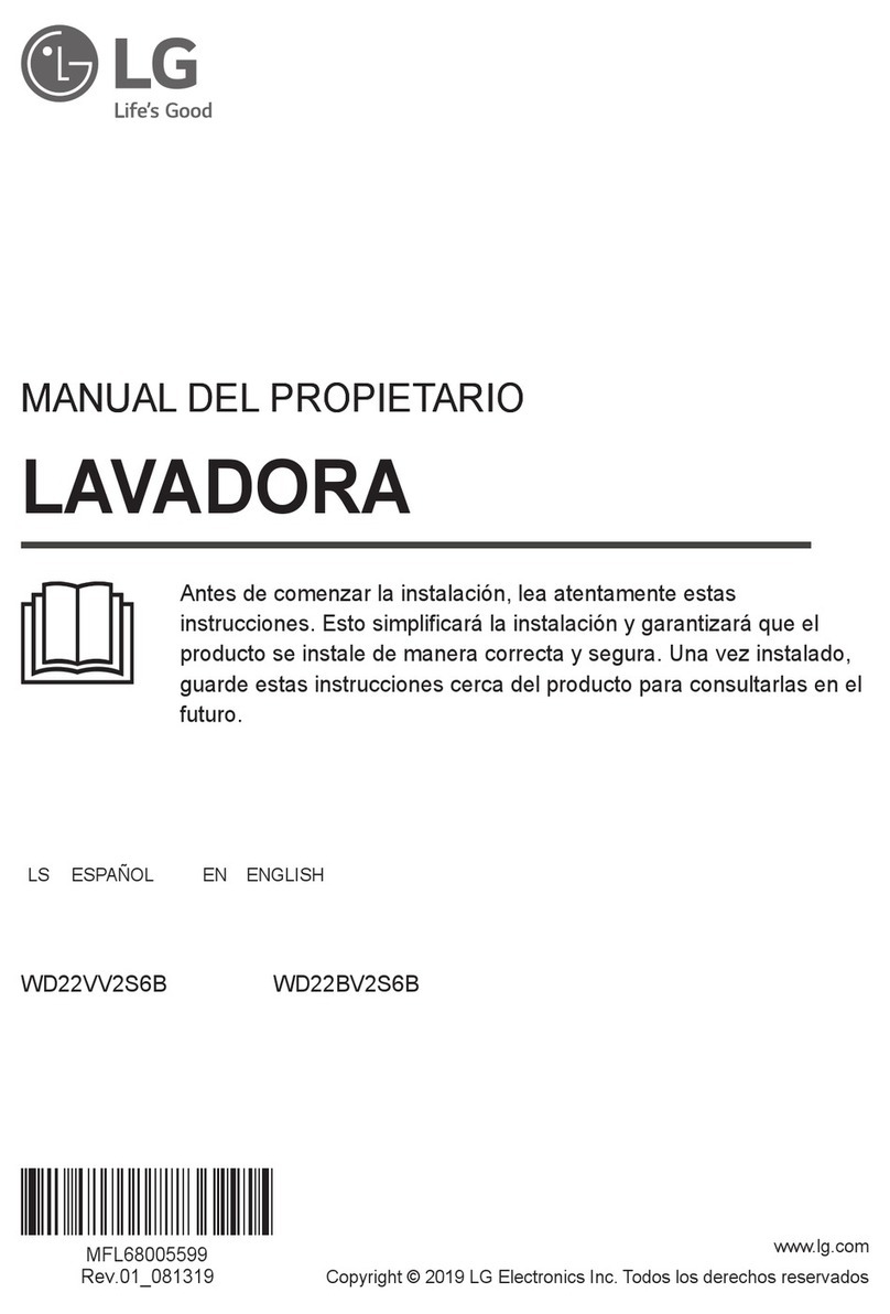 LG WD22VV2S6B User manual