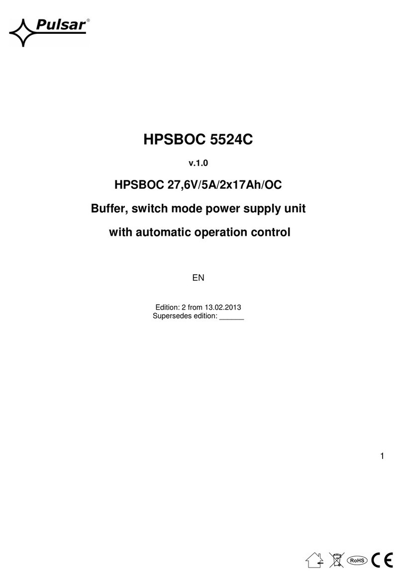 Pulsar HPSBOC 5524C User manual