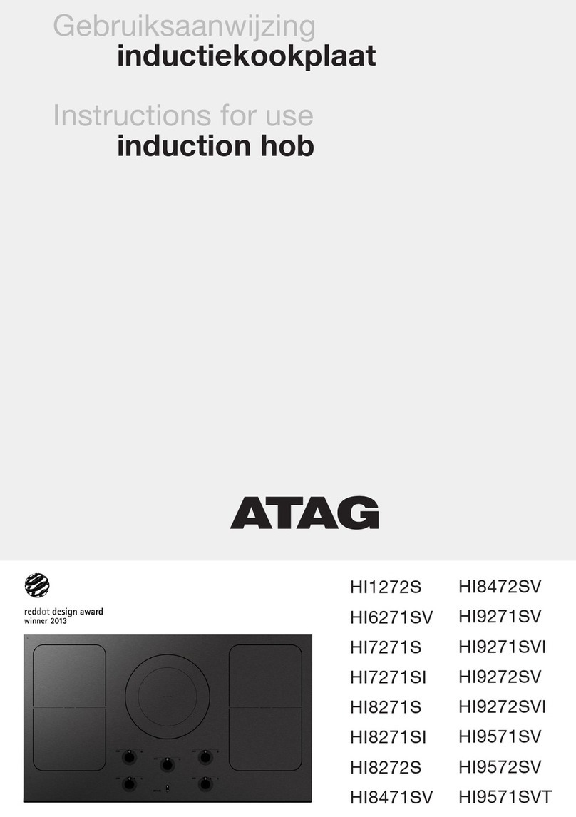 Atag HI9572SV User manual