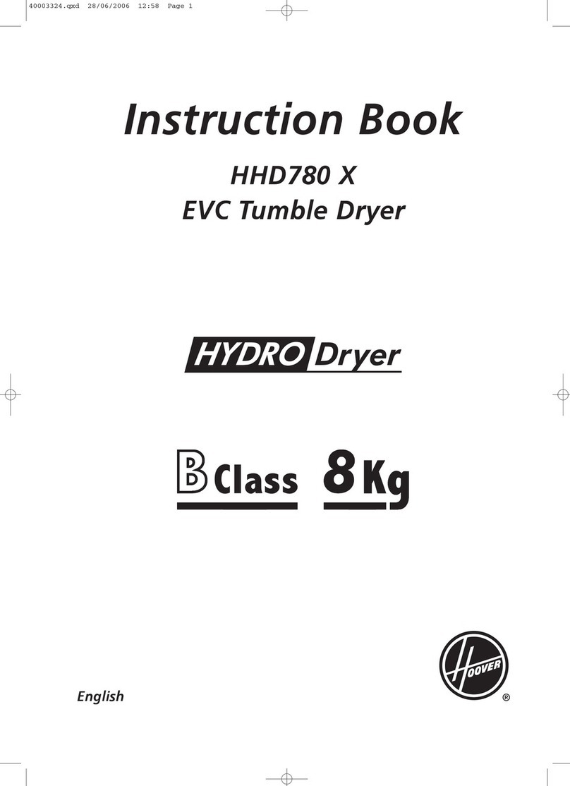 Hoover HHD780X-80 User manual