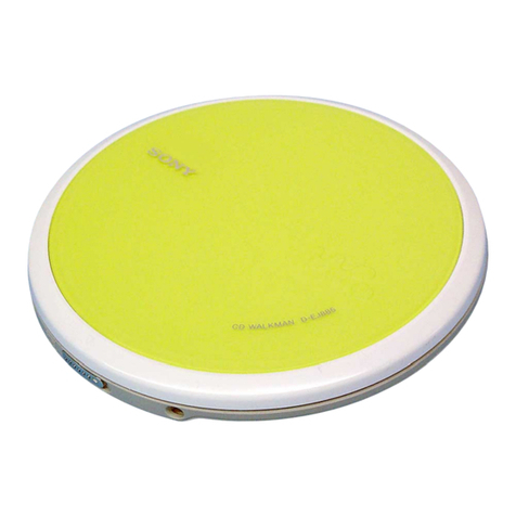 Sony CD Walkman D-EJ885 Service manual