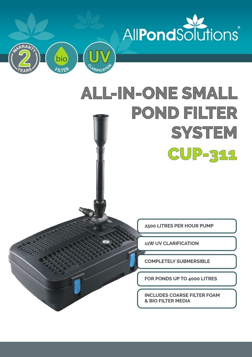 All Pond Solutions CUP-311 manual