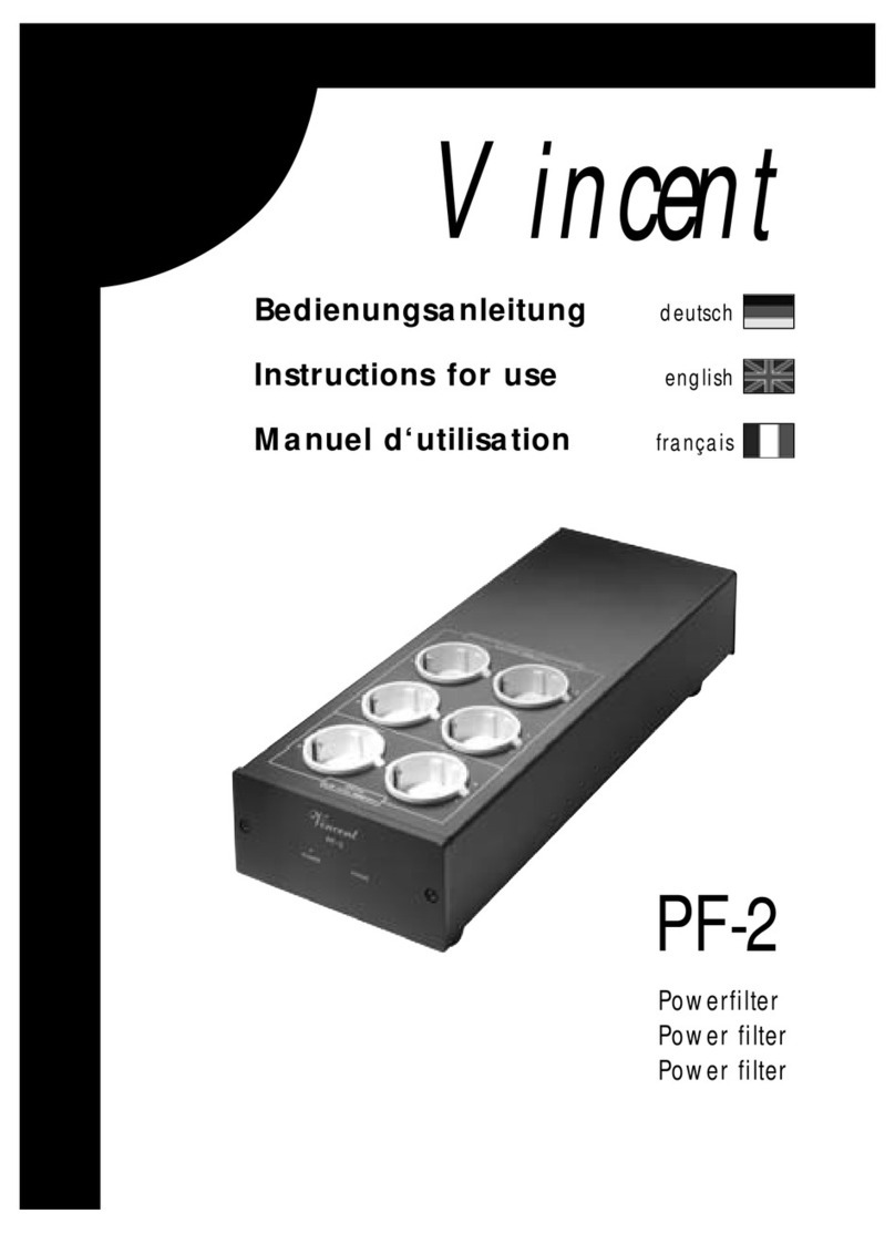 VINCENT PF-2 User manual