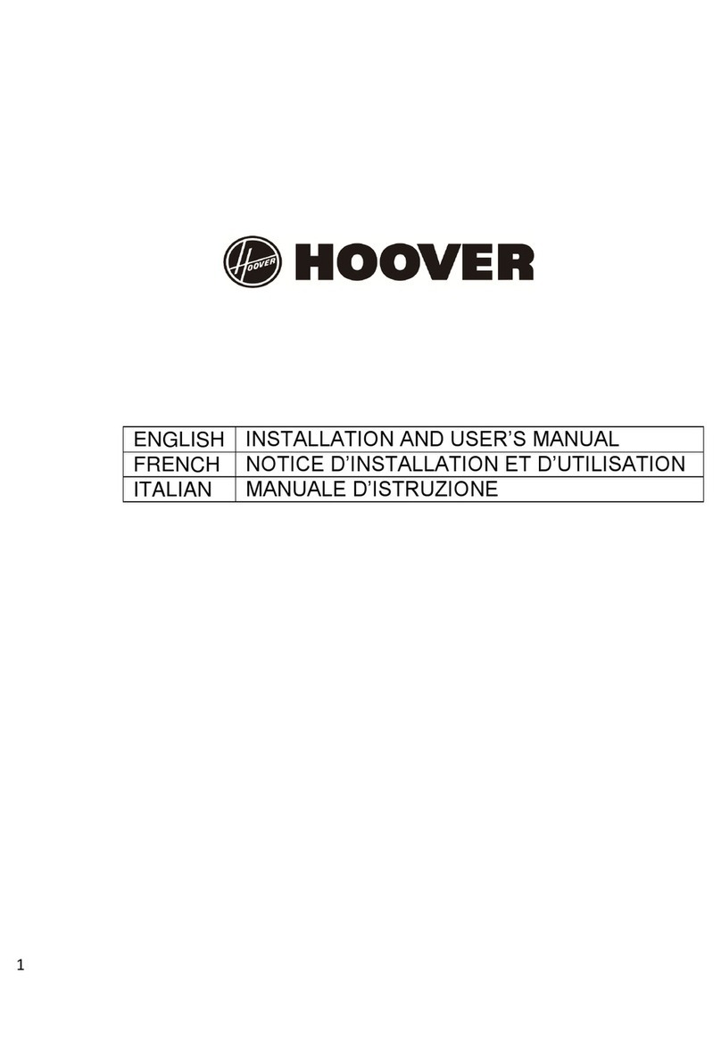 Hoover HBVS685TX User manual
