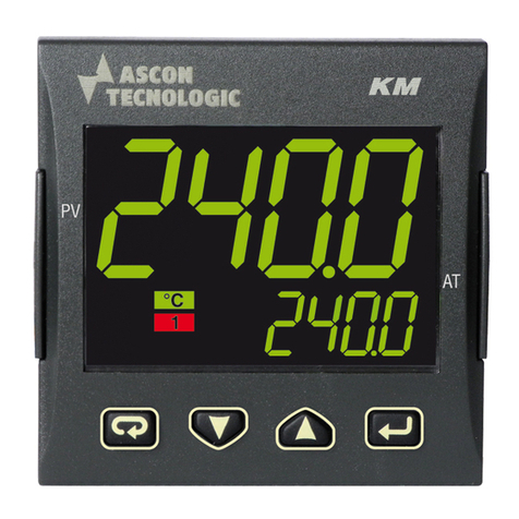 Ascon tecnologic KM5P Series Installation and operation manual