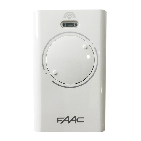 FAAC XT2 433 SLH User manual