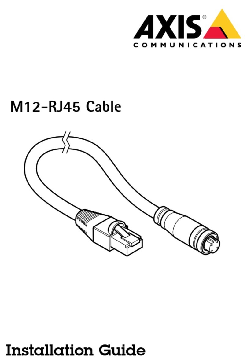 Axis M12-RJ45 installation guide