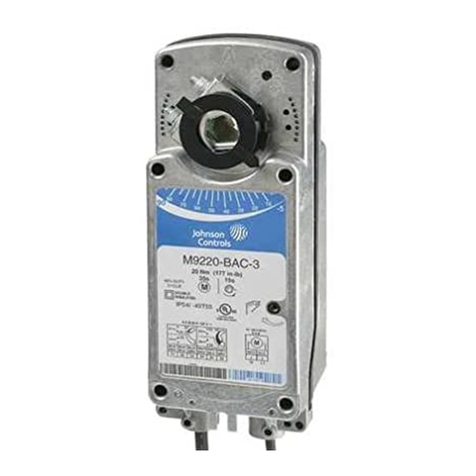 Johnson Controls M9220-GG-3 Series User manual Johnson Controls M9220-GG-3 Series User manual