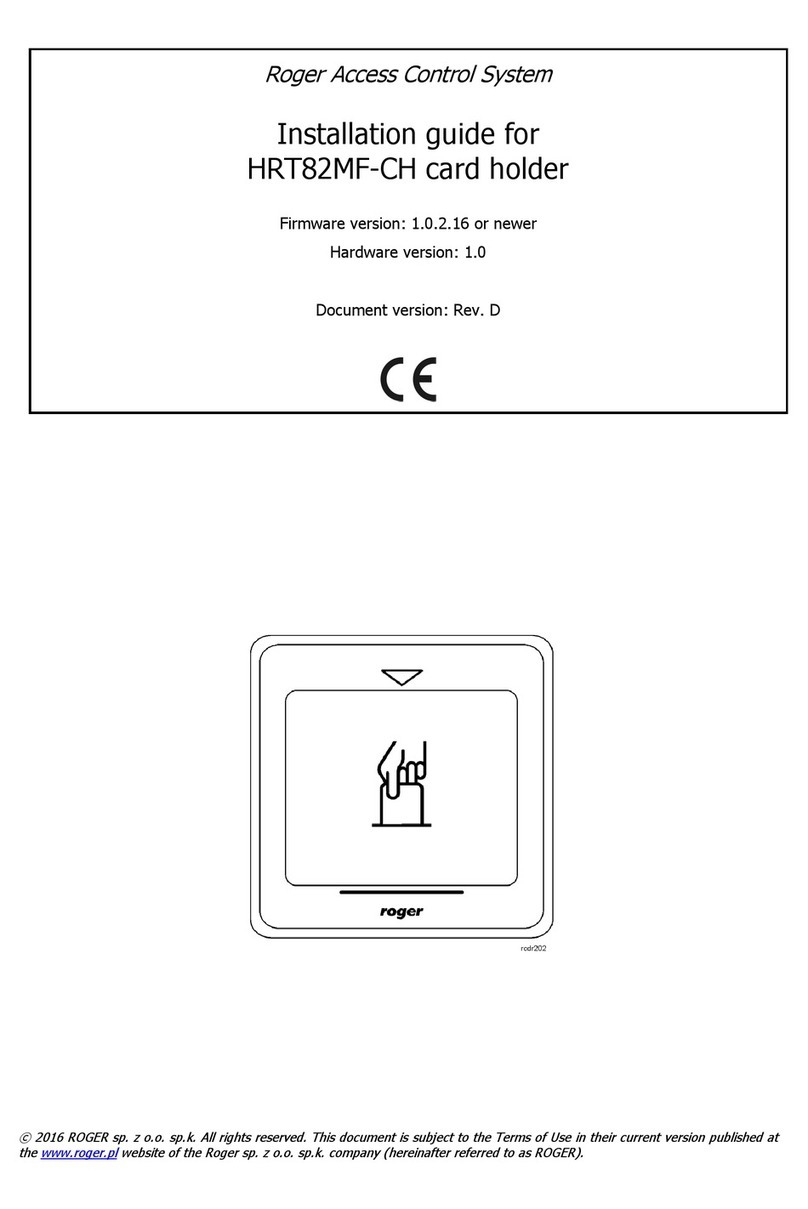 Roger HRT82MF-CH User manual Roger HRT82MF-CH User manual