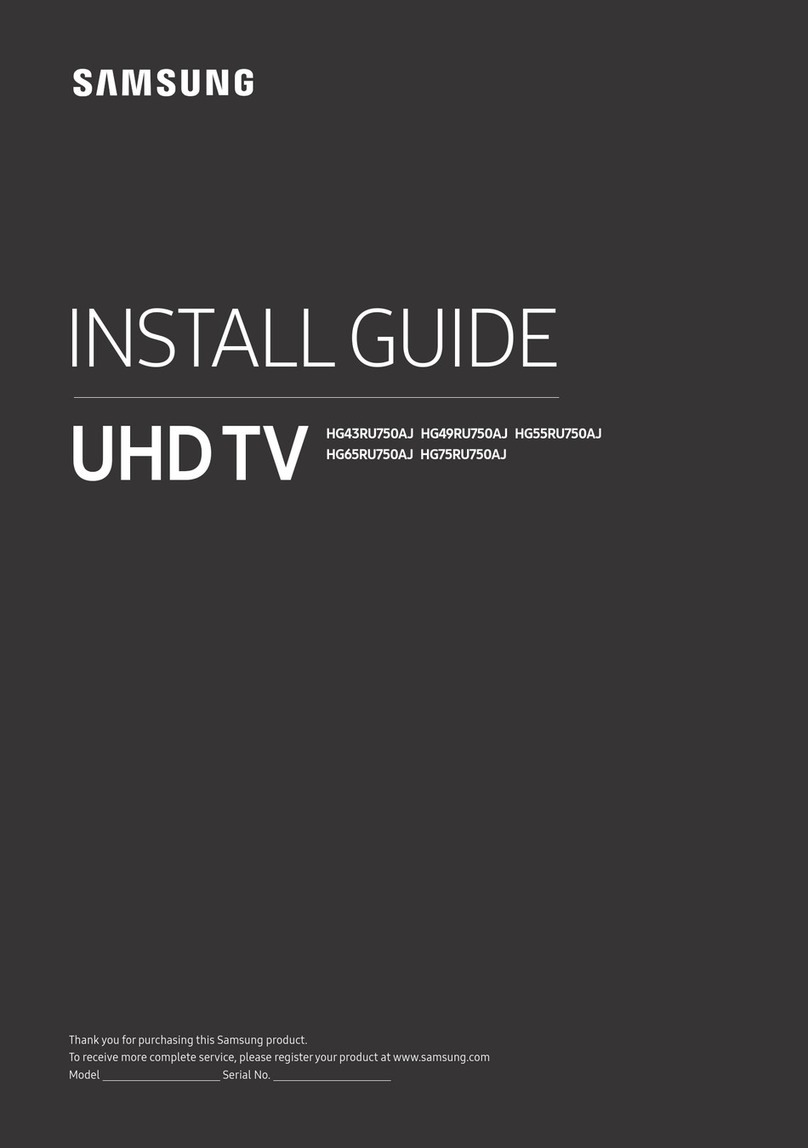 Samsung HG49RU750AJ User manual