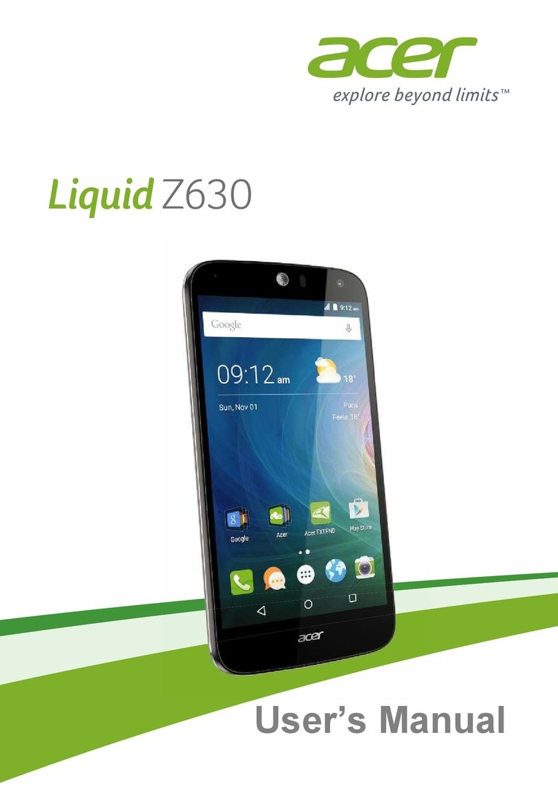 Acer Liquid Z630 user manual