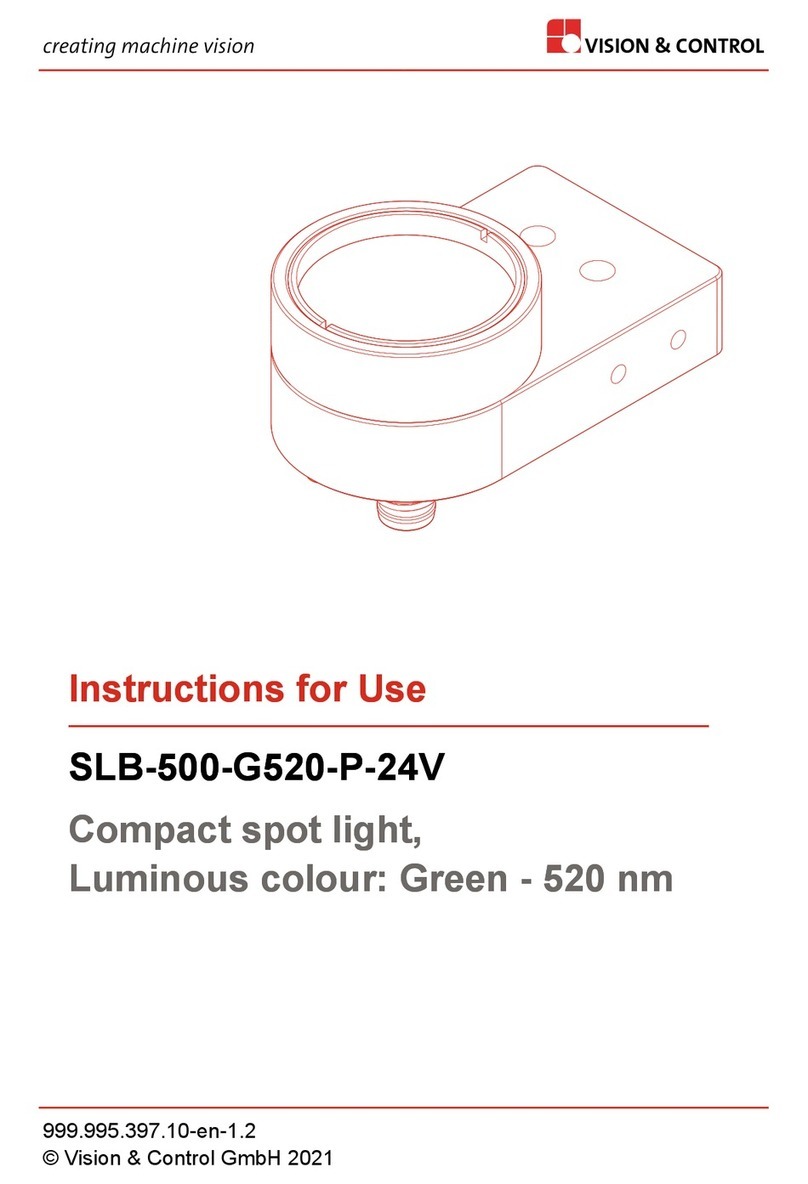 Vision & Control SLB-500-G520-P-24V User manual