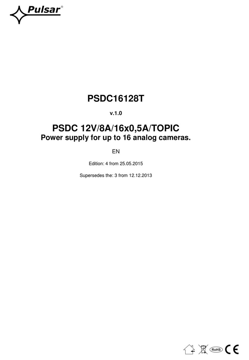 Pulsar PSDC16128T User manual