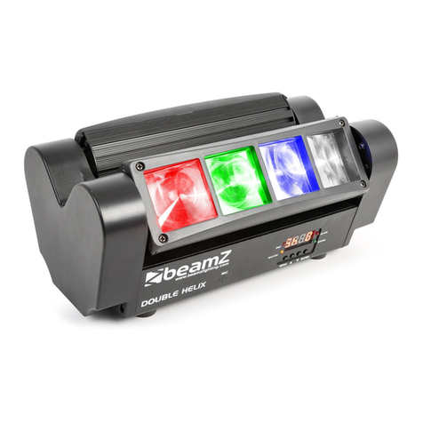 Beamz Double Helix 8x3W RGBW DMX instruction manual