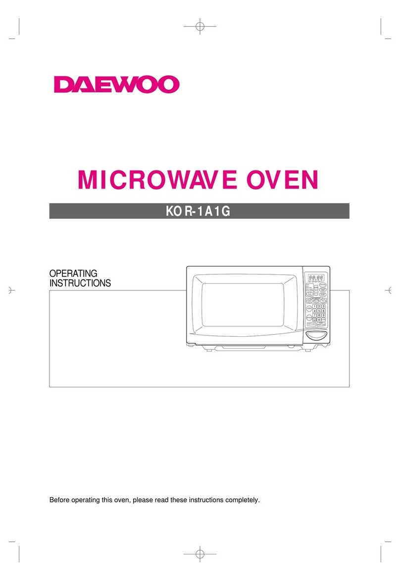 Daewoo KOR-1A1G User manual