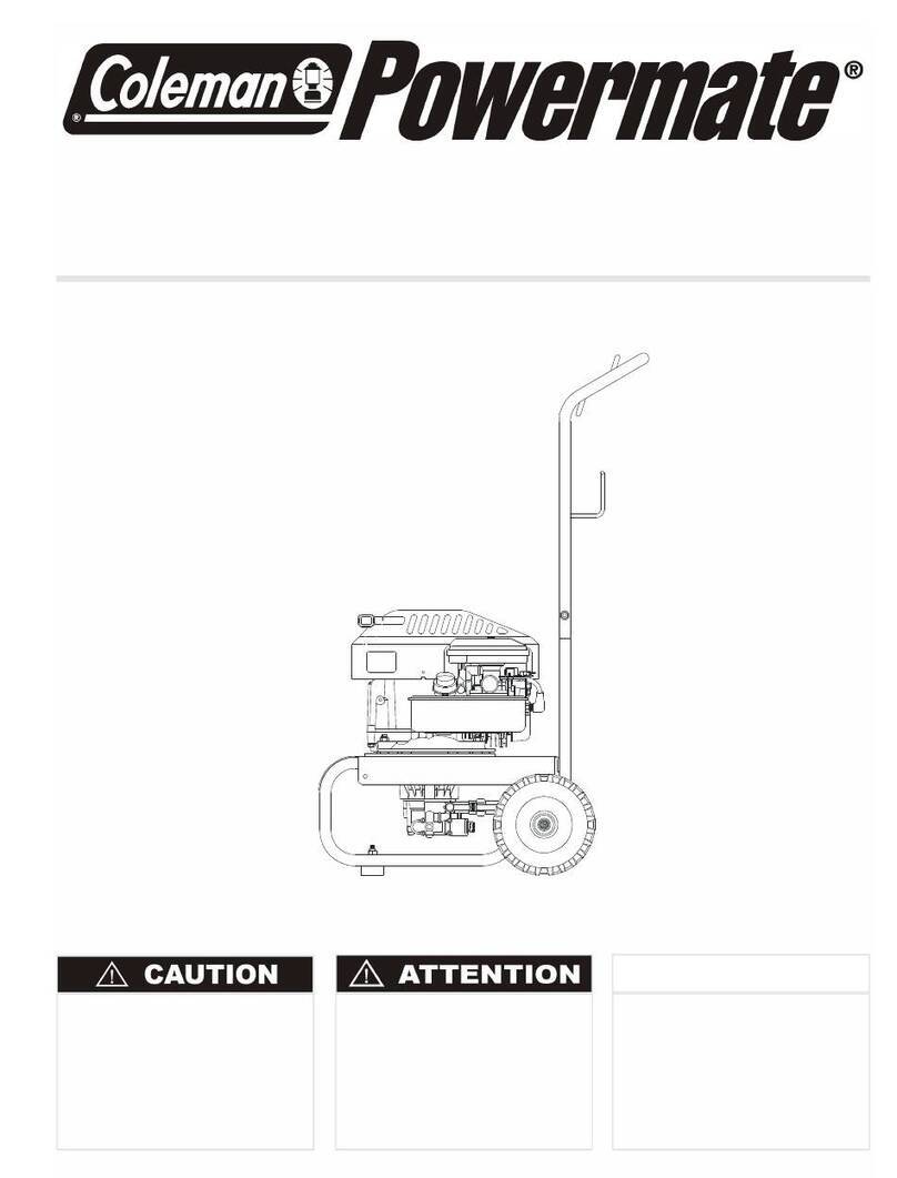 Coleman Powermate PW0881800 INSERT User manual