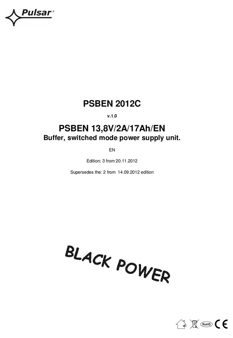 Pulsar BLACK POWER PSBEN 2012C manual