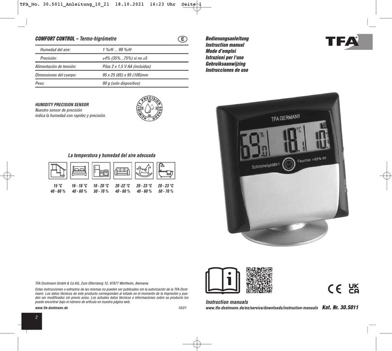 TFA COMFORT CONTROL User manual