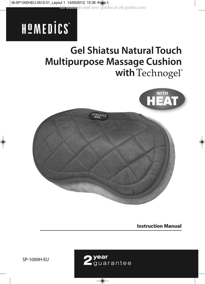 HoMedics Natural Touch SP-1000H-EU instruction manual
