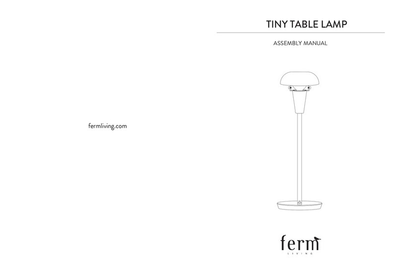 ferm living TINY TABLE LAMP Assembly manual