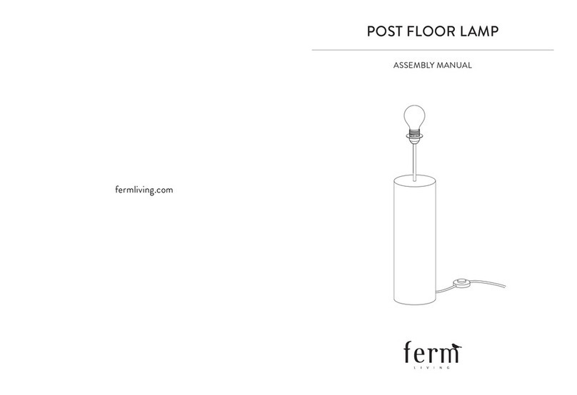 ferm living POST FLOOR LAMP User manual