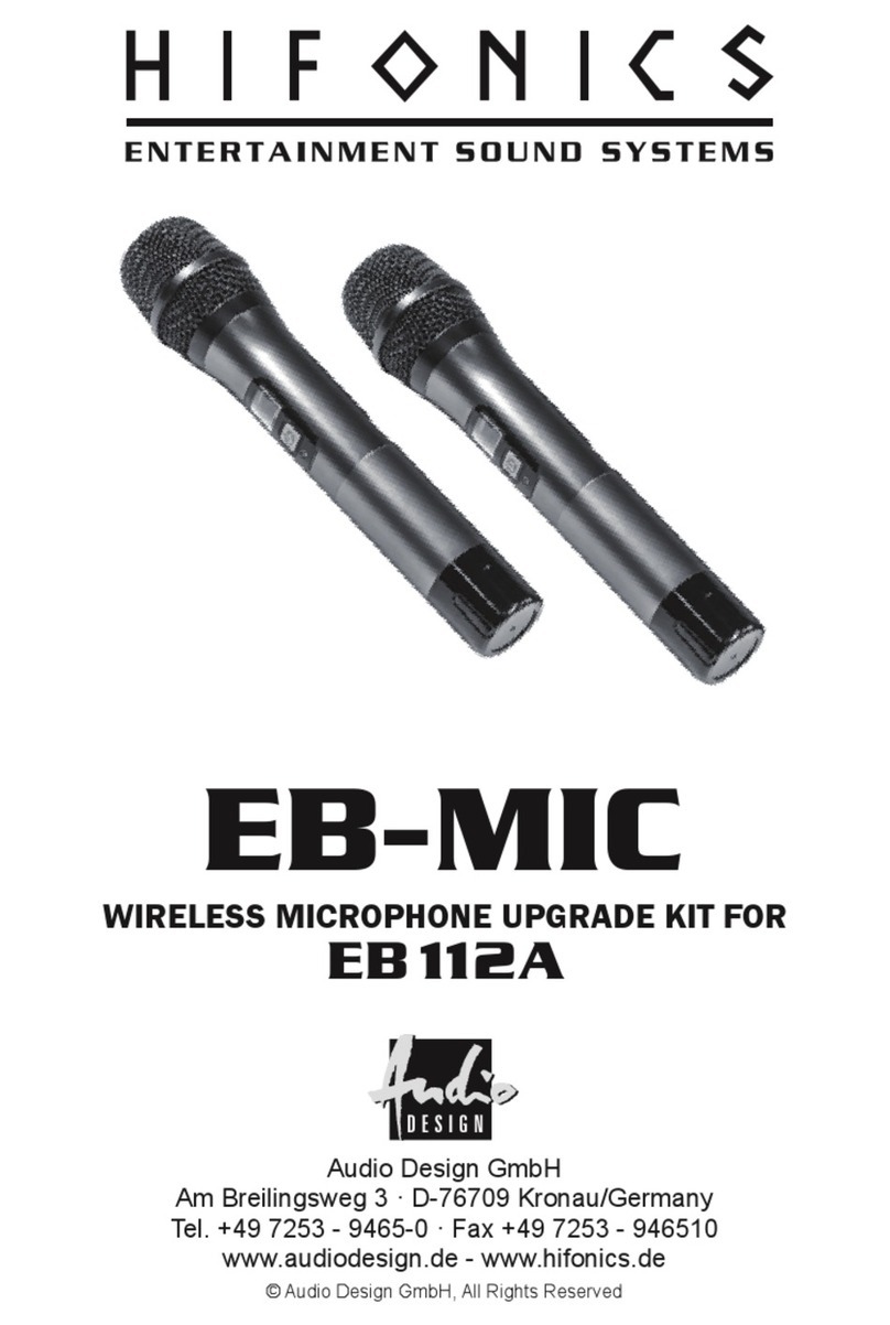 Hifonics EB-MIC manual