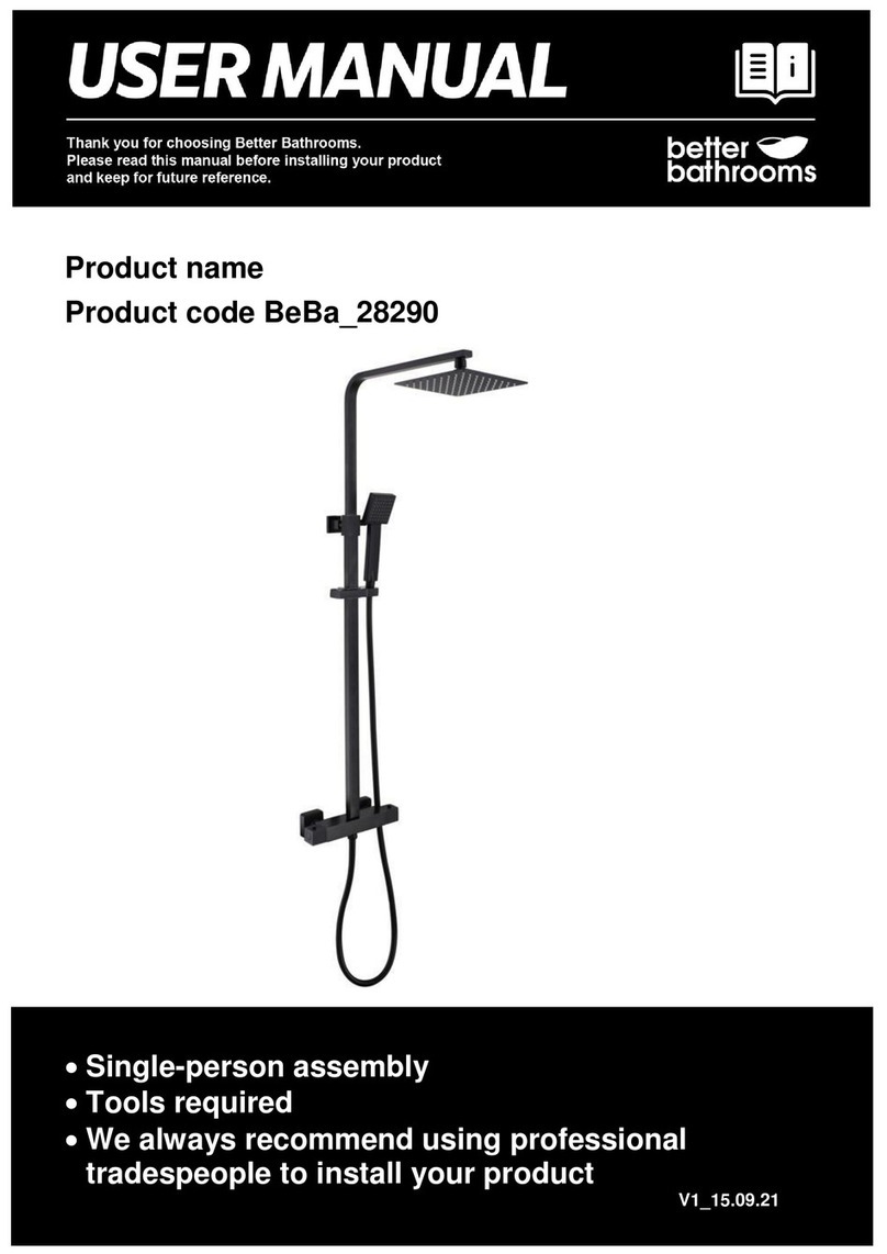Better Bathrooms BeBa 28290 user manual