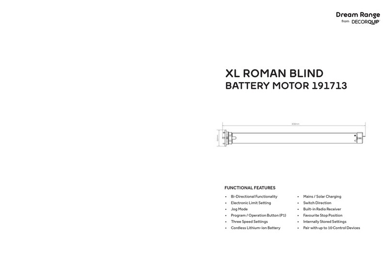 DecorQuip Dream Range 191713 User manual
