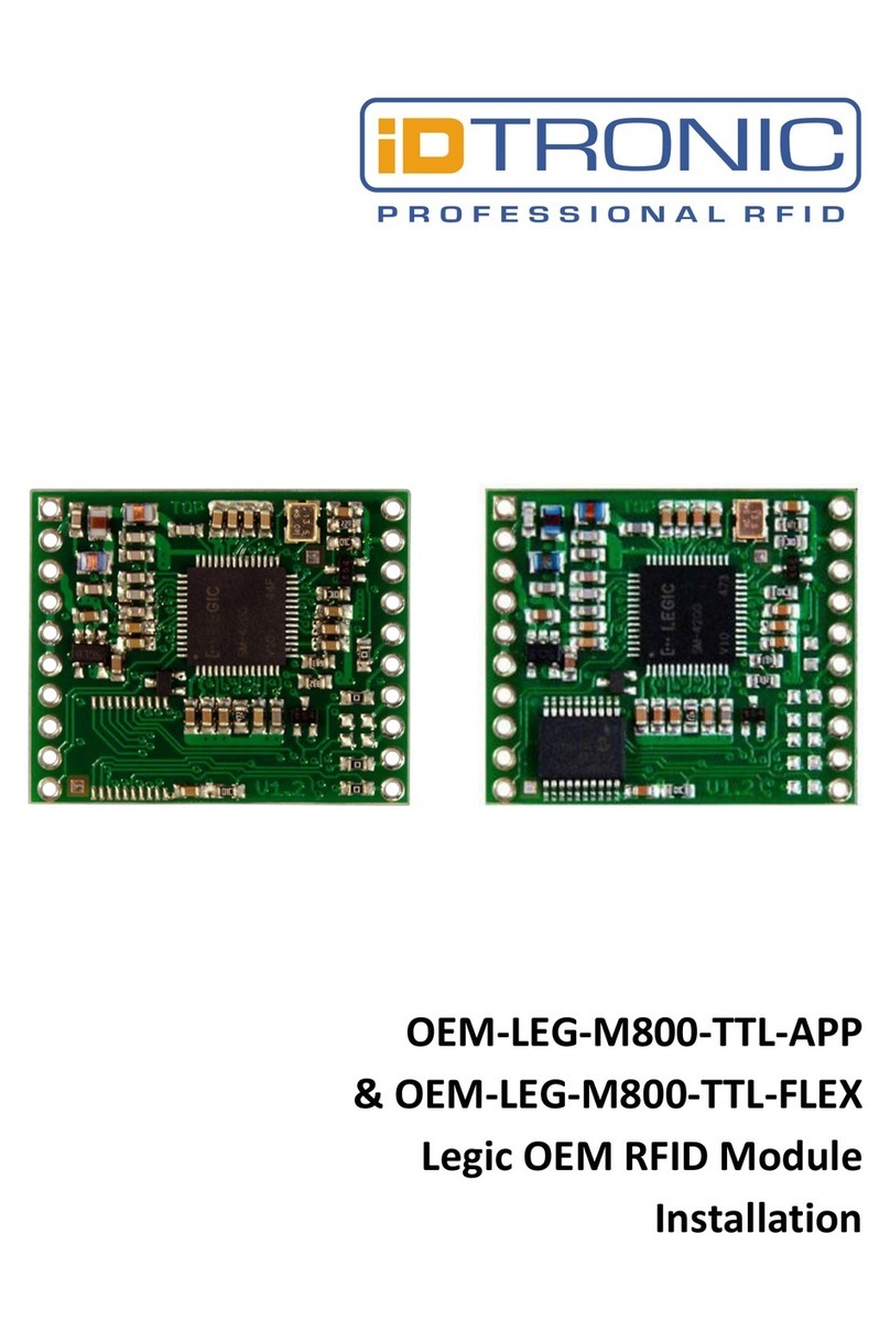 iDTRONIC OEM-LEG-M800-TTL-APP Installation