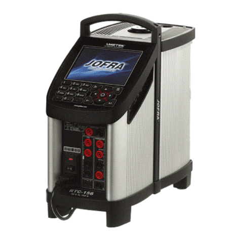 Ametek JOFRA RTC-156 B User manual