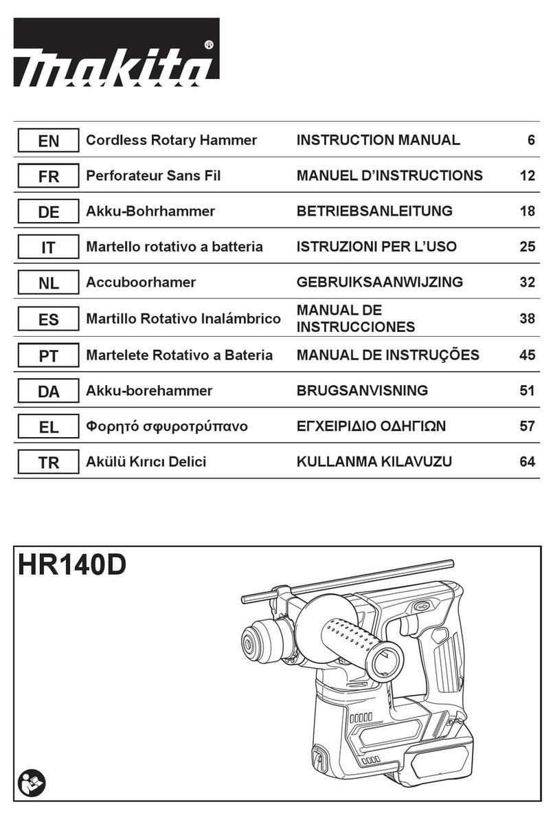 Makita HR140DZJ User manual Makita HR140DZJ User manual