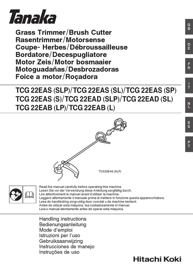 Hitachi Koki Tanaka TCG22EAS Handling instructions