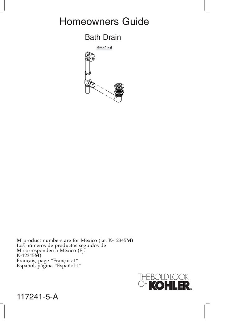 Kohler K-7179 Assembly instructions