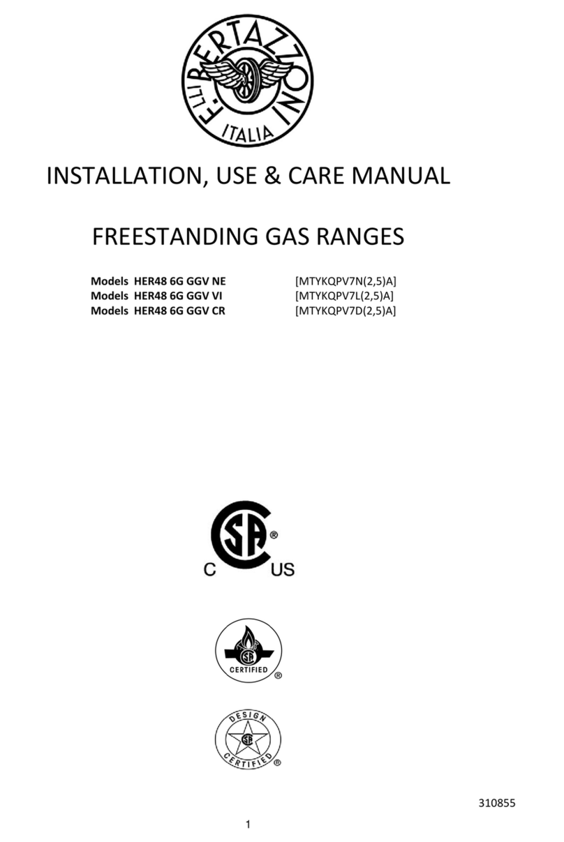 Bertazzoni MTYKQPV7N5A Instructions for use