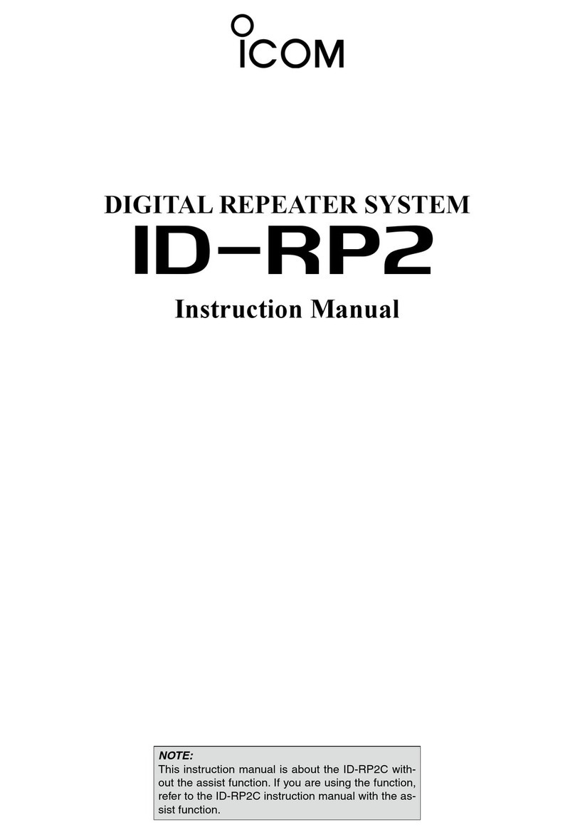 Icom ID-RP2C User manual