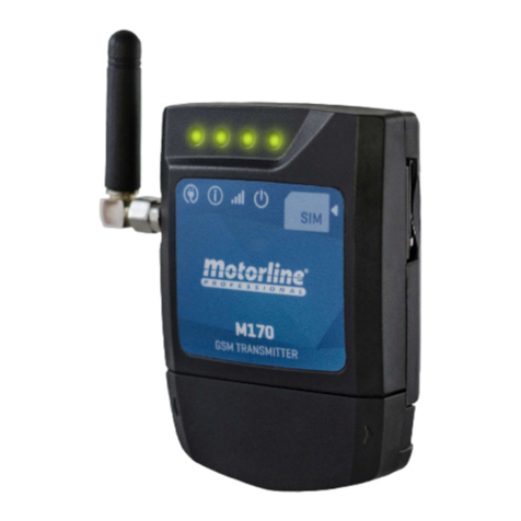 Motorline professional M170 User's and installer's manual