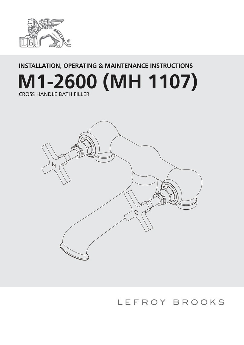 Lefroy Brooks M1-2600 Assembly instructions