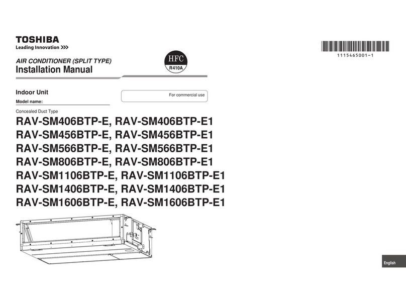 Toshiba RAV-SM456BTP-E User manual