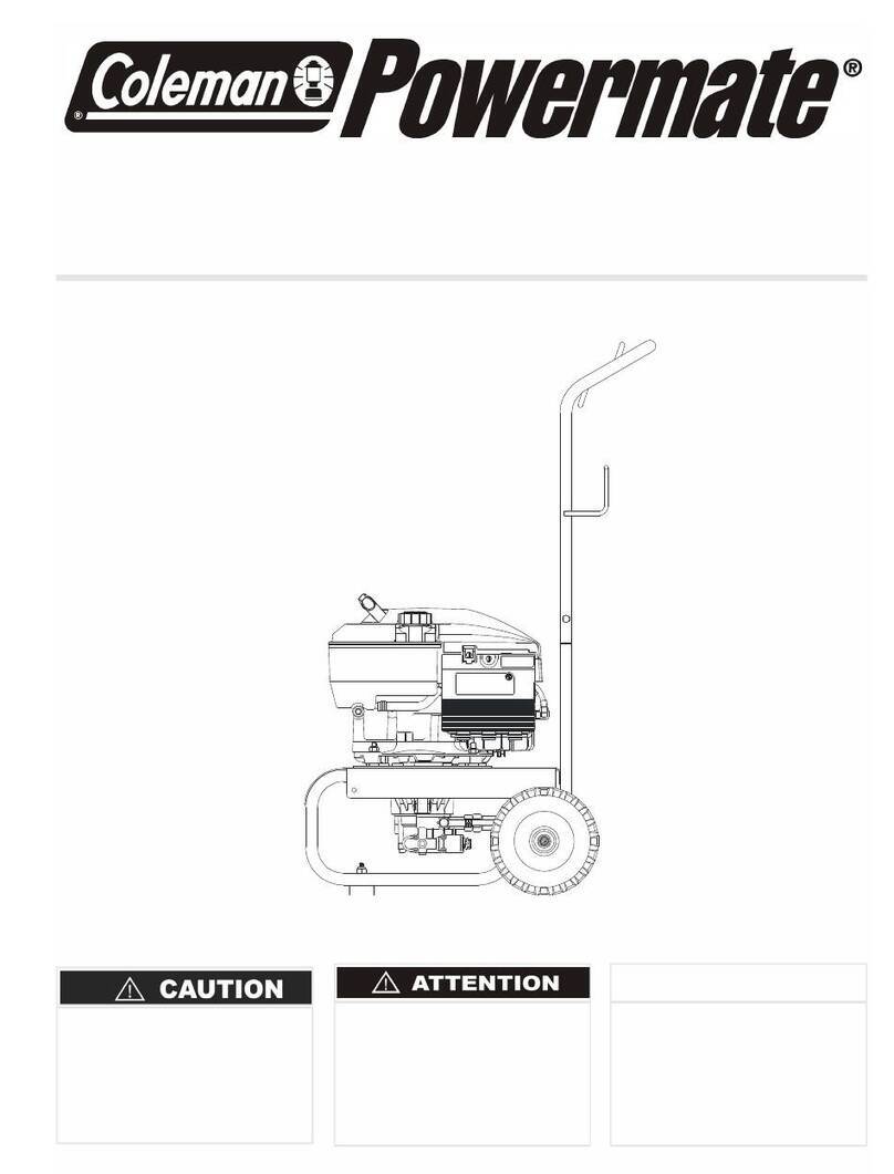 Coleman Powermate PW0882100 INSERT User manual