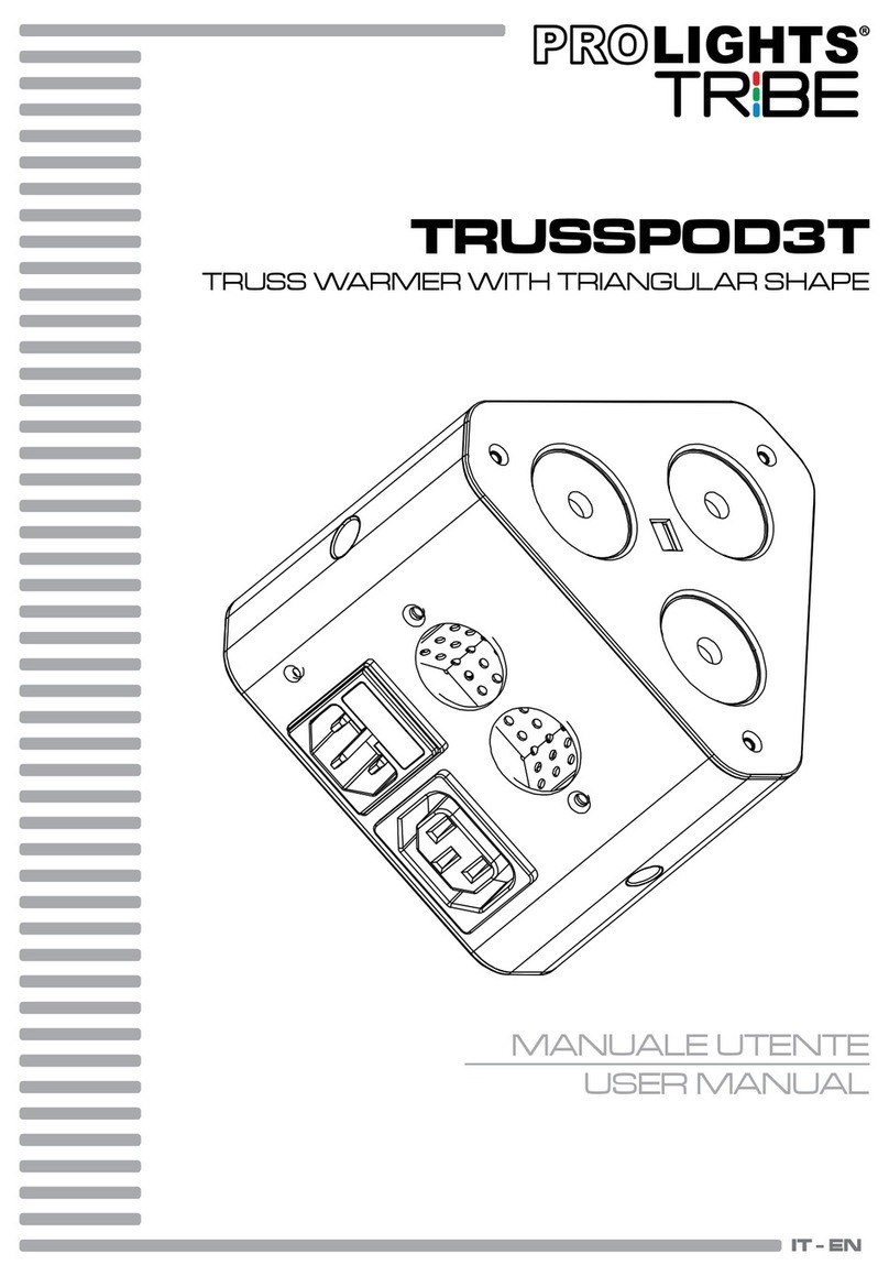 ProLights TRIBE TRUSSPOD3T User manual
