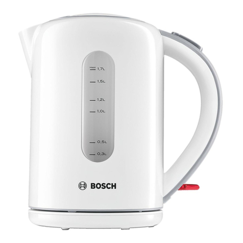 Bosch TWK7601 User manual