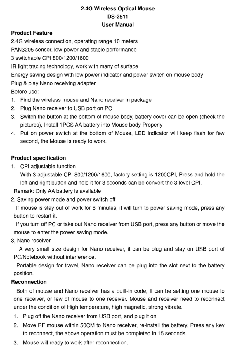 Eastern Times Technology DS-2511 User manual Eastern Times Technology DS-2511 User manual