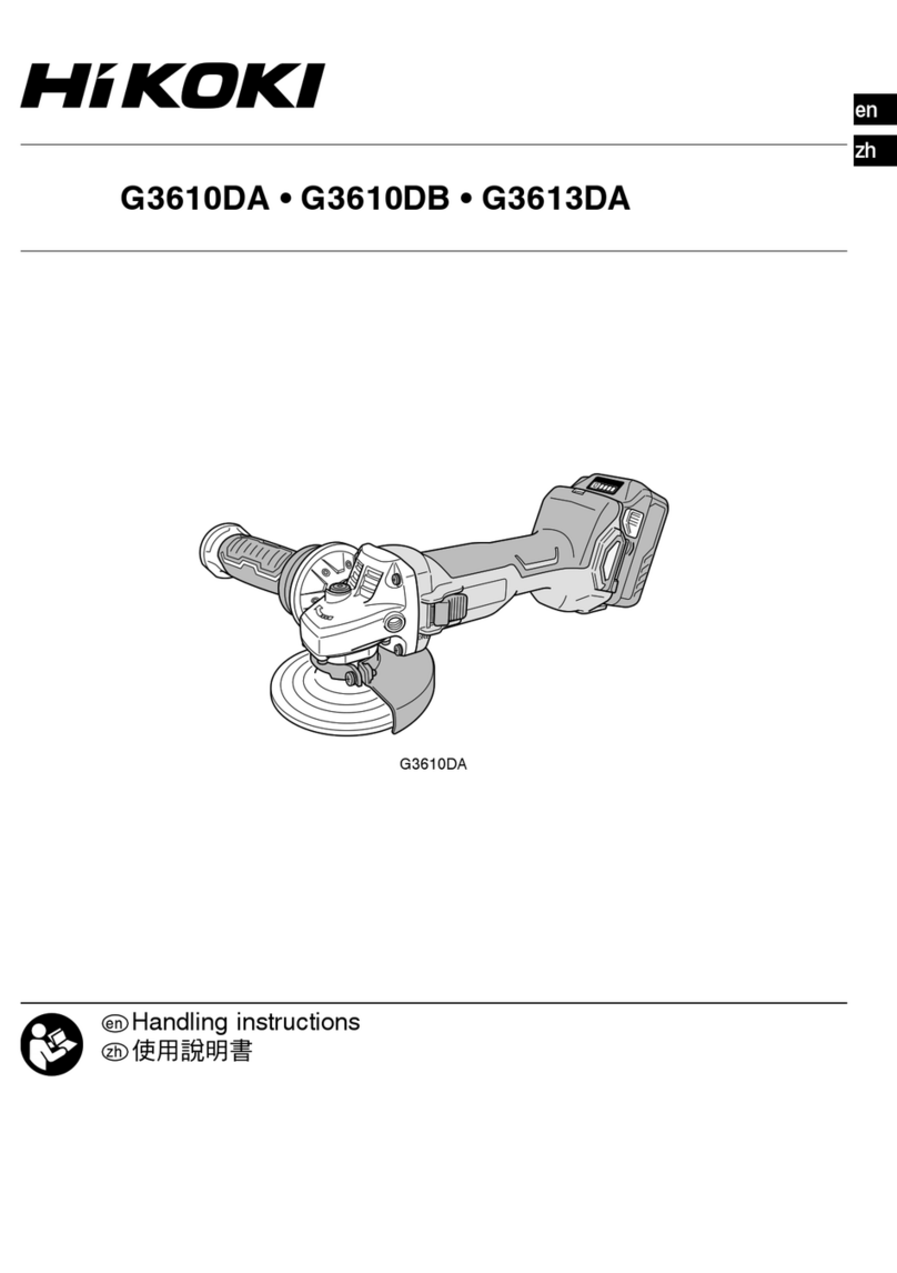 HIKOKI G 3610DB User manual
