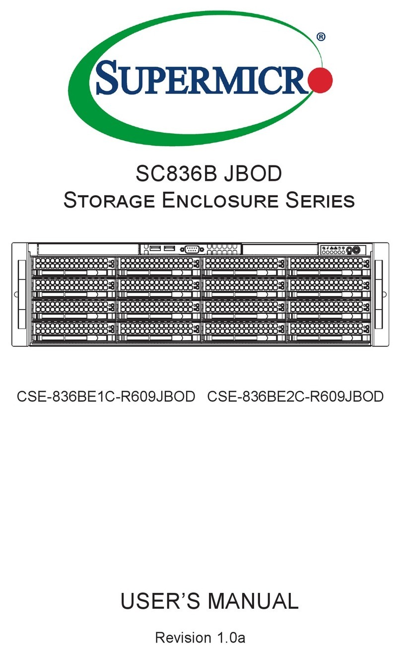 Supermicro SC836B JBOD Series user manual