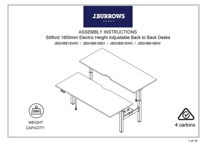 J.Burrows Stilford JBSHBB18WW Assembly instructions