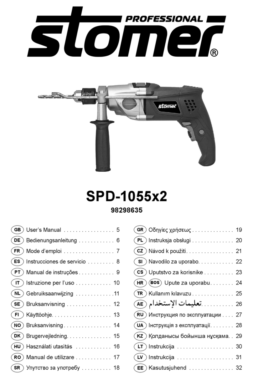 Stomer SPD-1055x2 User manual
