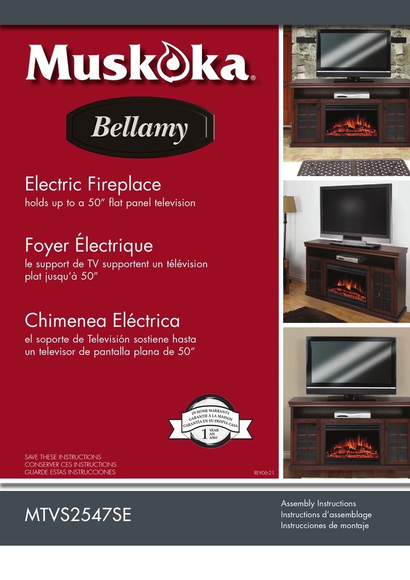 Muskoka Bellamy MTVS2547E User manual Muskoka Bellamy MTVS2547E User manual