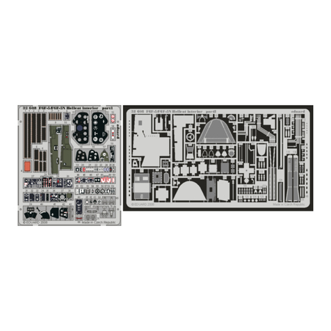 Eduard F6F-5/F6F5-N Hellcat interior s.adh. manual