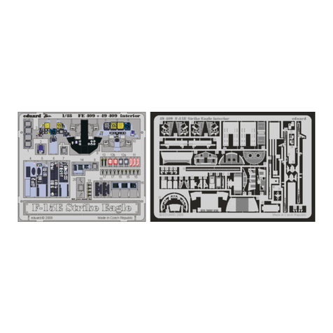 Eduard F-15E Strike Eagle seat manual